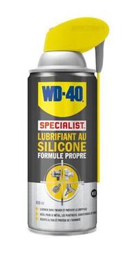 LUBRIFIANT SILICONE WD40 AVEC PULVÉRISATION ORIENTABLE - AÉROSOL 400 ML 