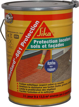 SIKA - Fixateur pour murs poreux ou dégradés - bidon de 5 l